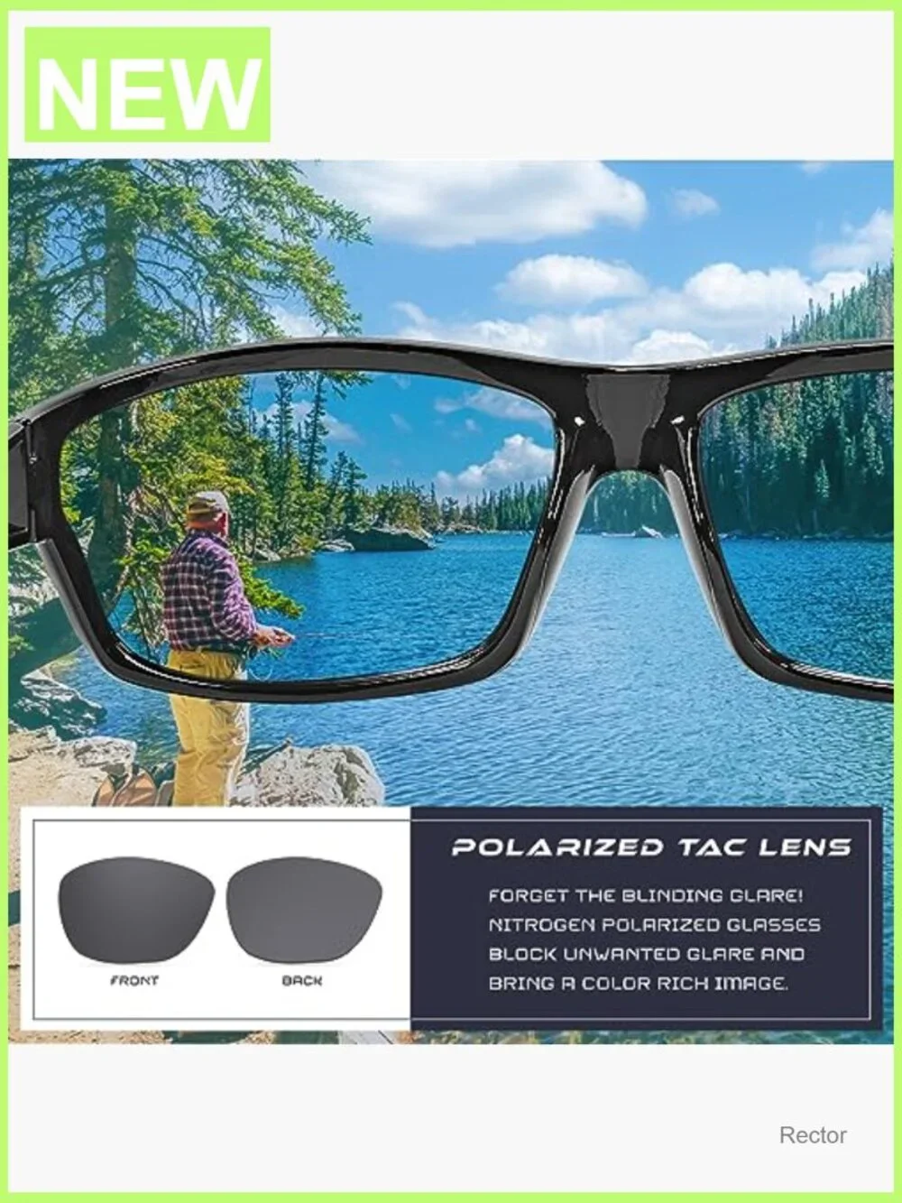 Polarized Wrap Around Sport Sunglasses UV400 Driving Fishing Running